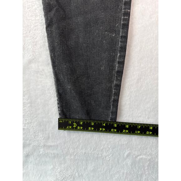 Lucky Brand Ava Super Skinny Women Size 10 Black Jeans Unique Wash Distressed - Picture 7 of 9